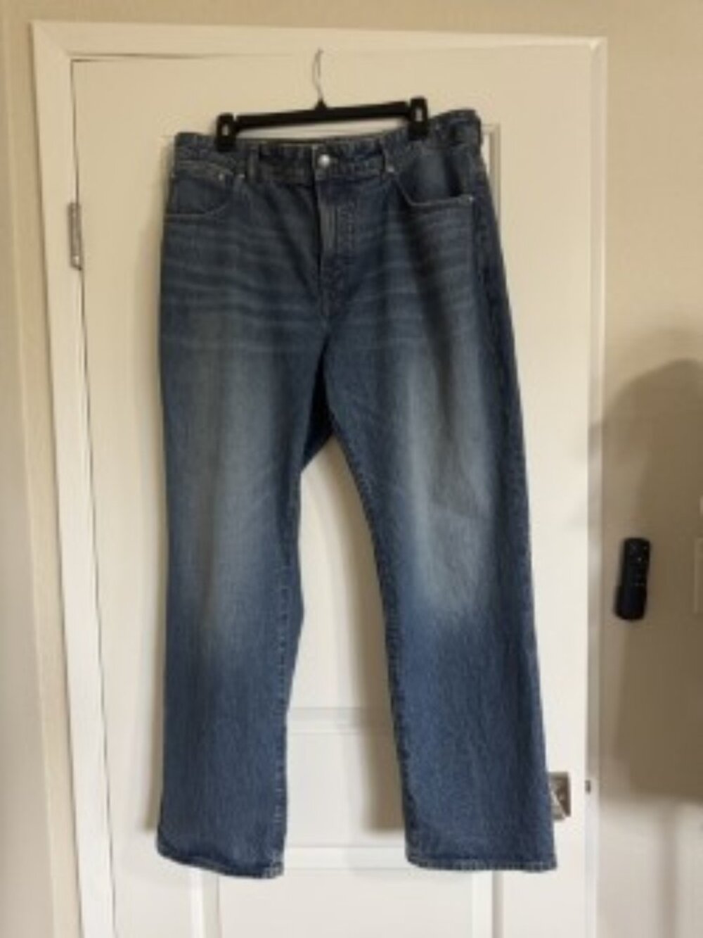MADEWELL CURVY LONGLINE STRAIGHT JEAN SIZE 33